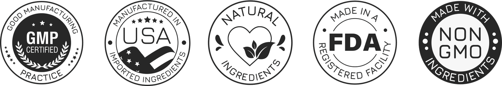 Tonic Greens certifications